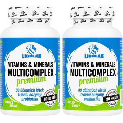 Vitamins & Minerals Premium Multicomplex - akcia 1+1 zadarmo