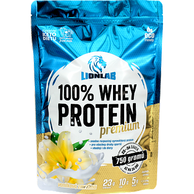 100 % Whey Protein - 750 g, vanilková zmrzlina