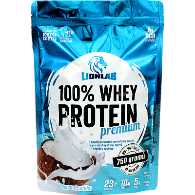 100 % Whey Protein - 750 g, kokosové mlieko