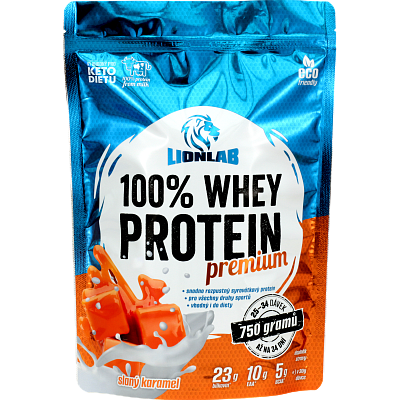 100 % Whey Protein - 750 g, slaný karamel