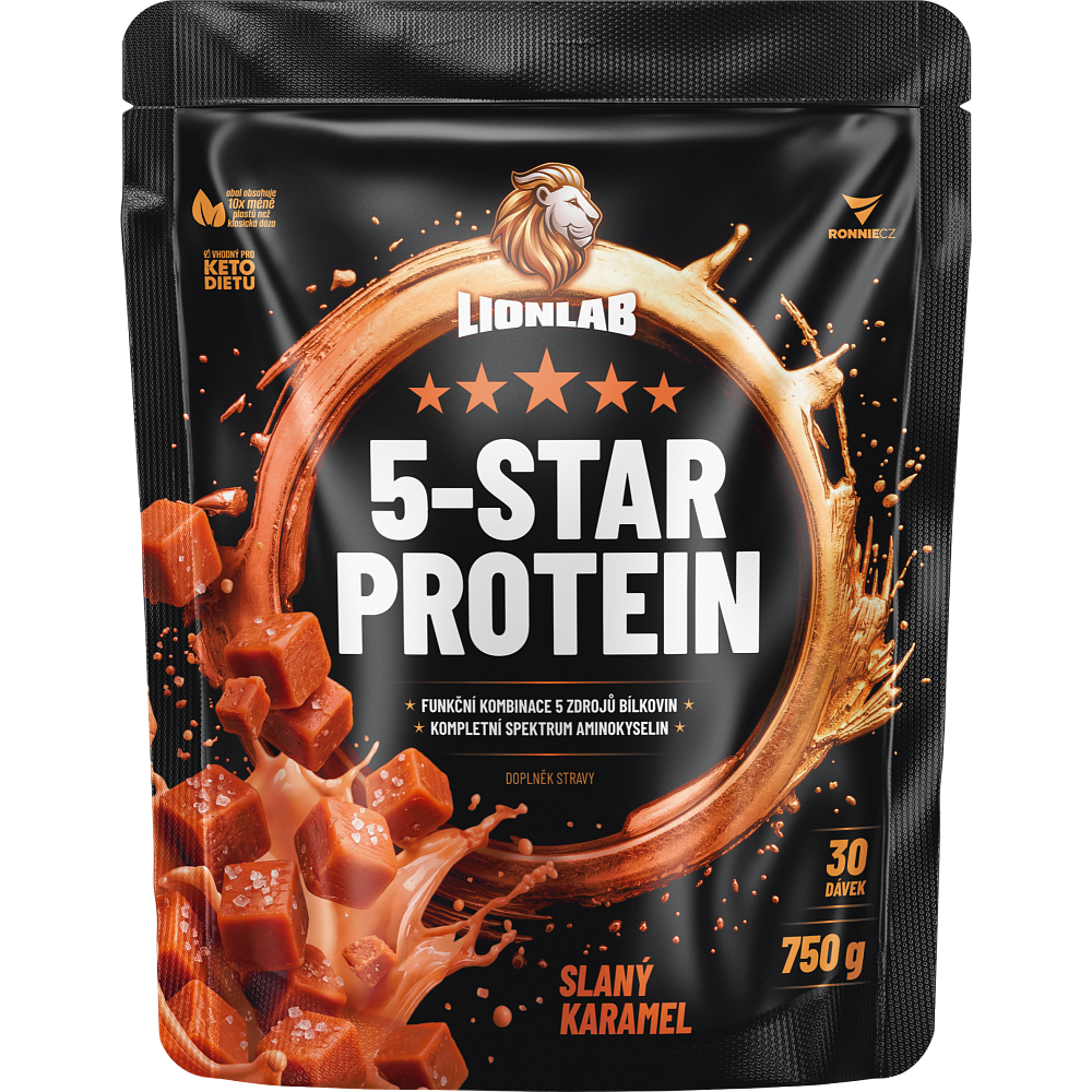 5-Star Protein - 750 g, slaný karamel