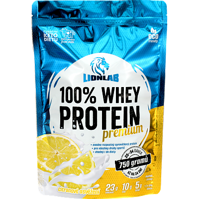 100 % Whey Protein - 750 g, citrónové osvieženie